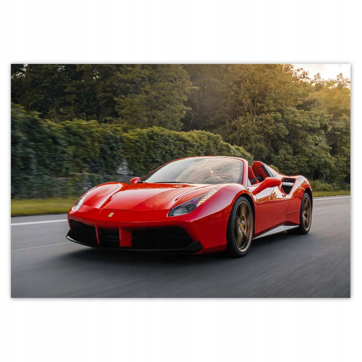 Fototapety 368x254 Červené Ferrari Cesta