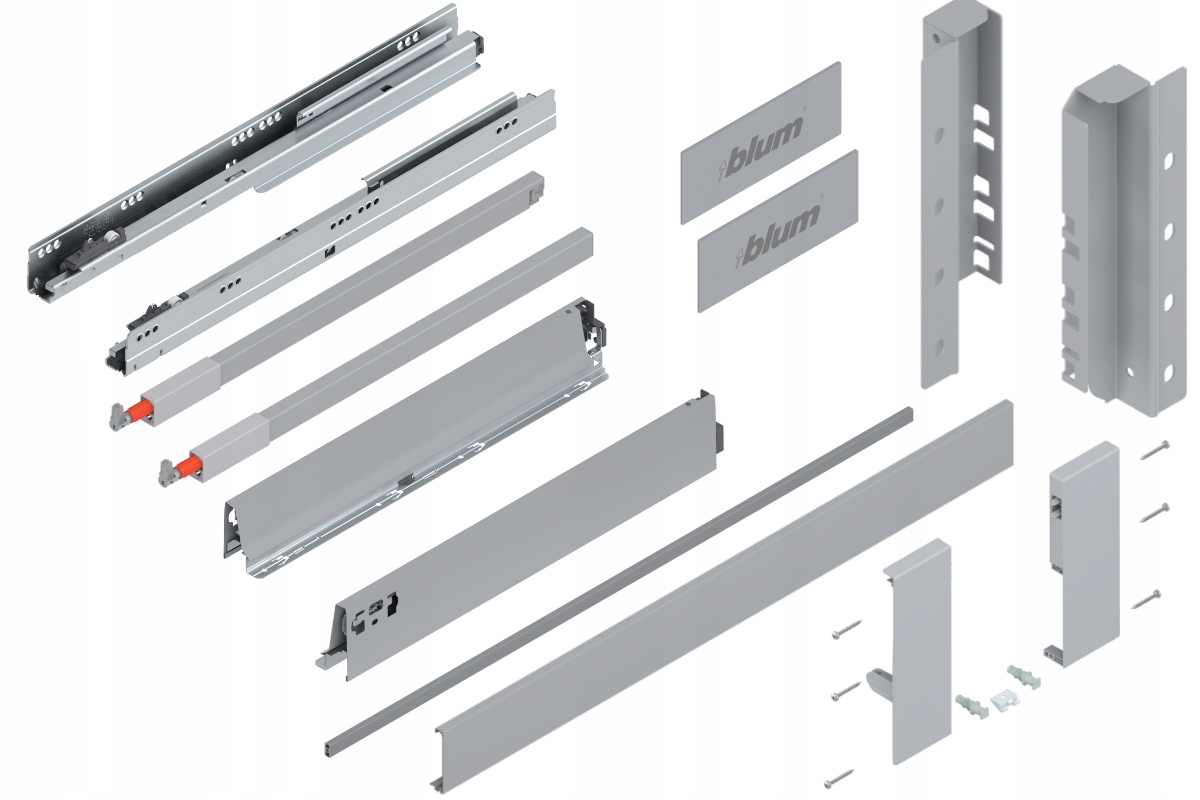 Blum Szuflada Tandembox 450 Średnia wewn. C Szara