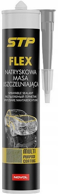 Novol Stp Flex Natryskowa Masa Uszczelniająca 290ml Szara