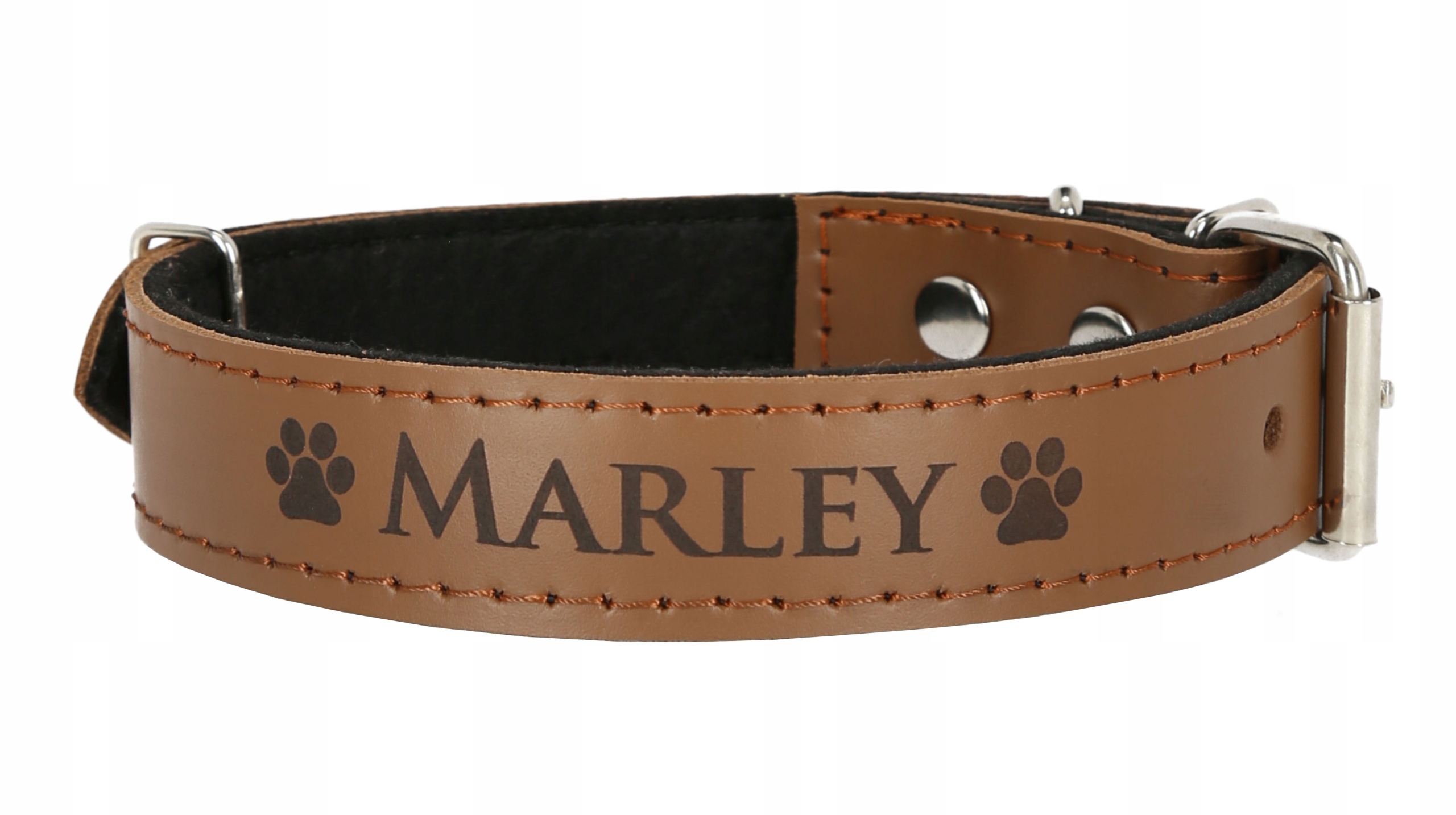 

Obroża Skórzana Grawer roz. 38-48cm