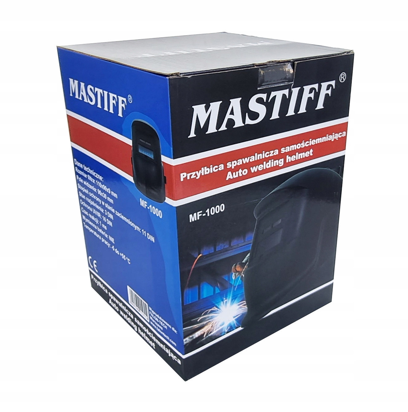SAMOŚCIEMNIAJĄCA MASKA PRZYŁBICA SPAWALNICZA AUTOMATYCZNA DO SPAWANIA LCD EAN (GTIN) 5907580122380