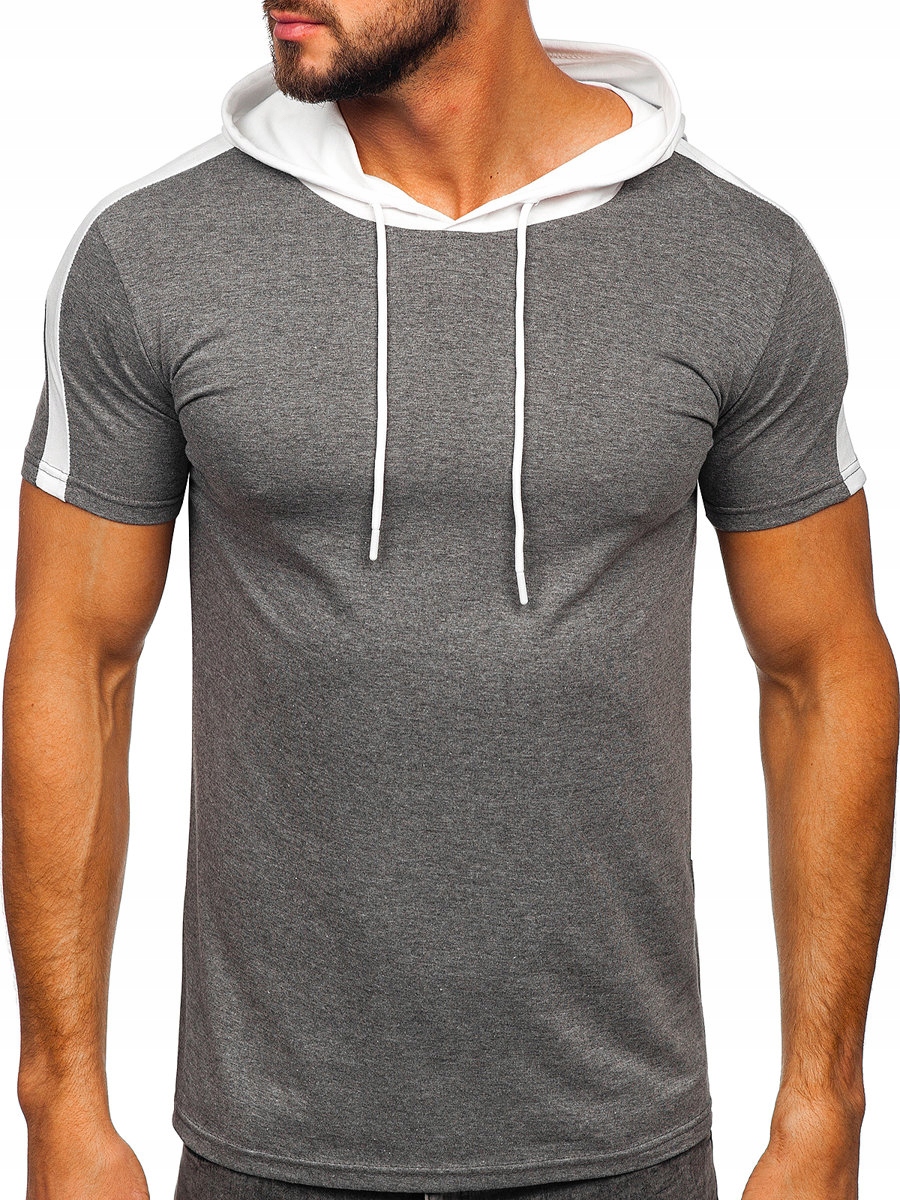 

T-shirt Koszulka Męska Szara 8T299 Denley_l