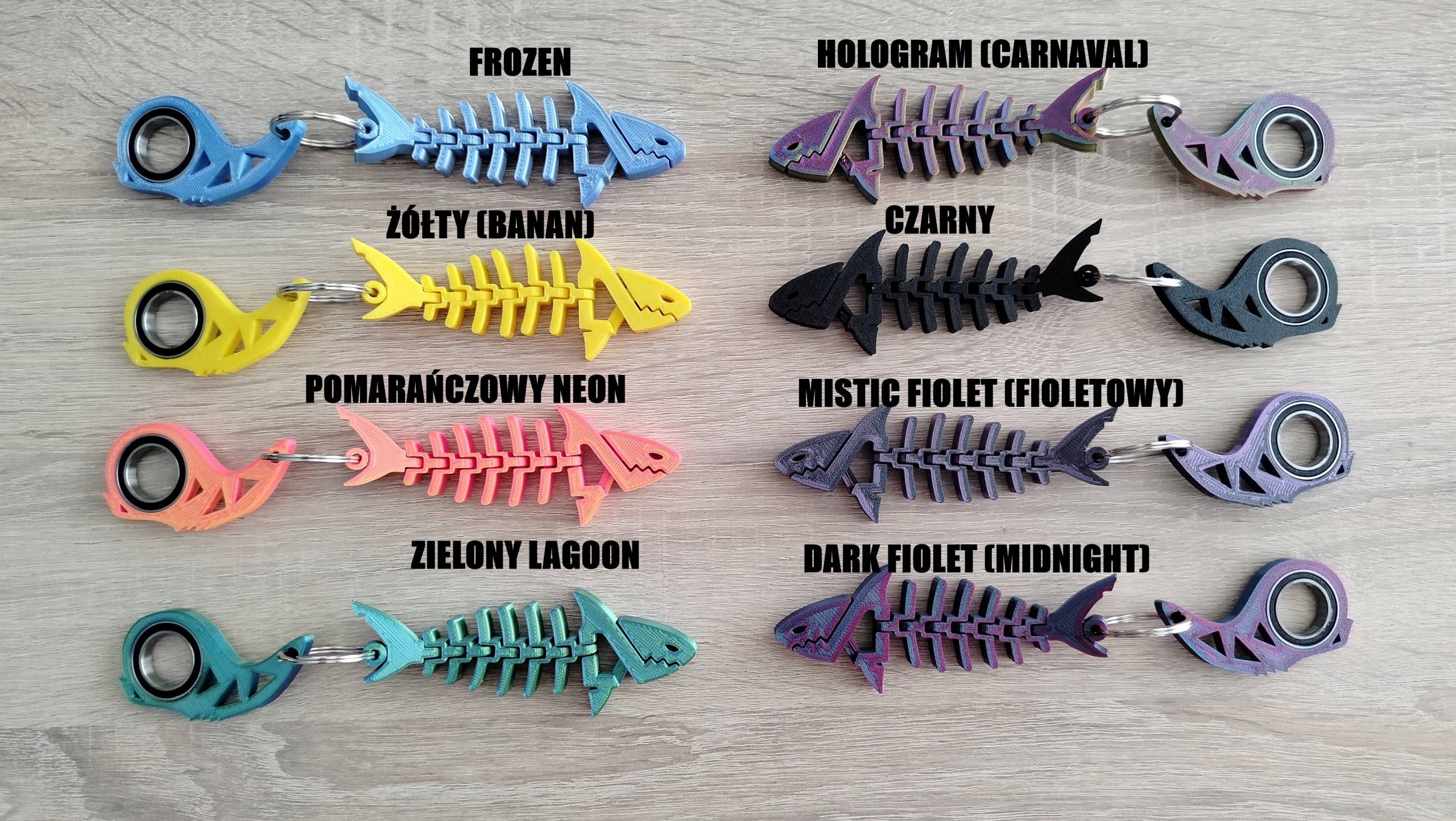 ZESTAW+ZAWIESZKA! Brelok do kluczy KEYSPINNER KEYRAMBIT KEYFLIPPER TIKTOK Wiek dziecka 3 lata +