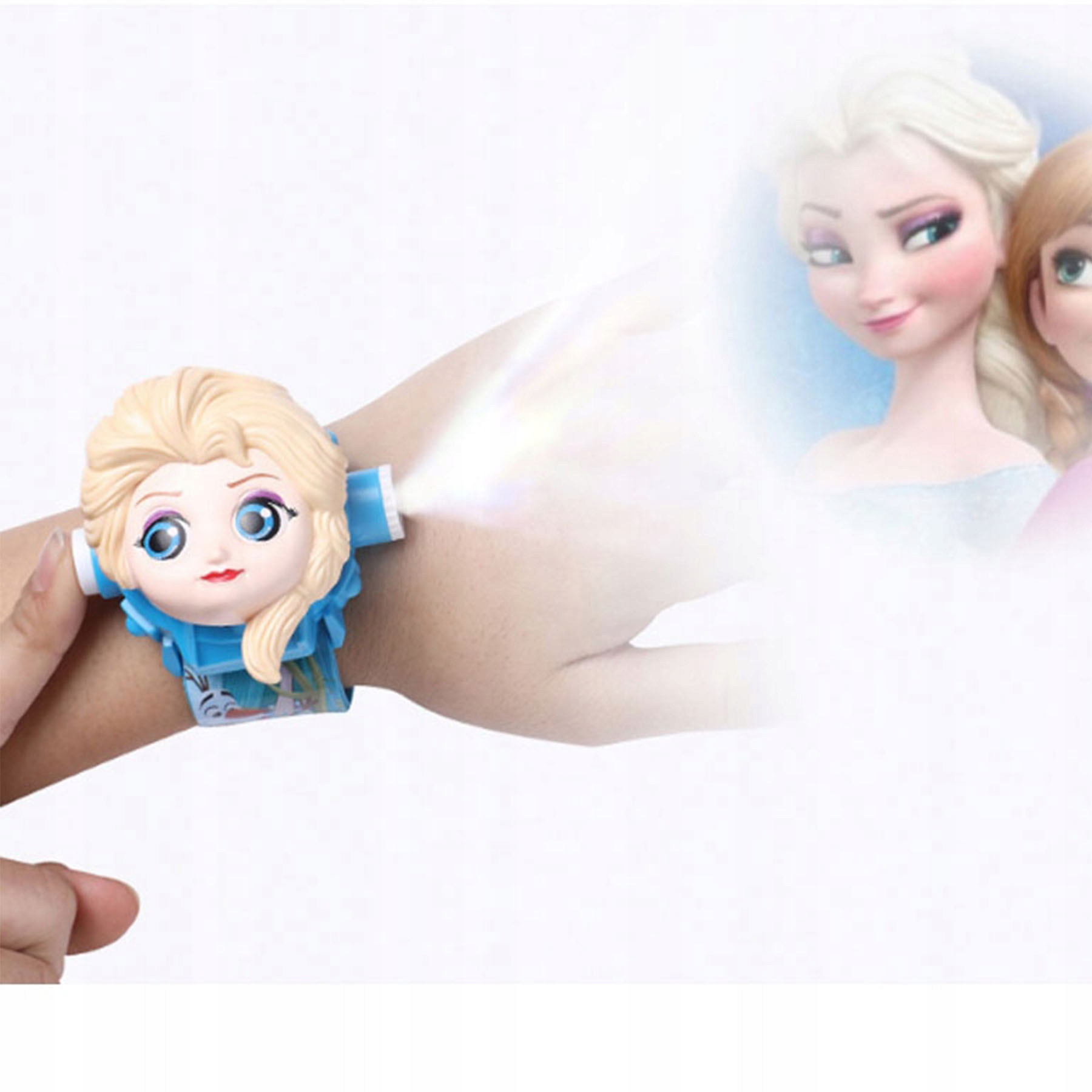 KRAINA LODU ZESTAW 3w1 WALKIE TALKIE 2x KRÓTKOFALÓWKA ZEGAREK Z PROJEKTOREM Materiał plastik