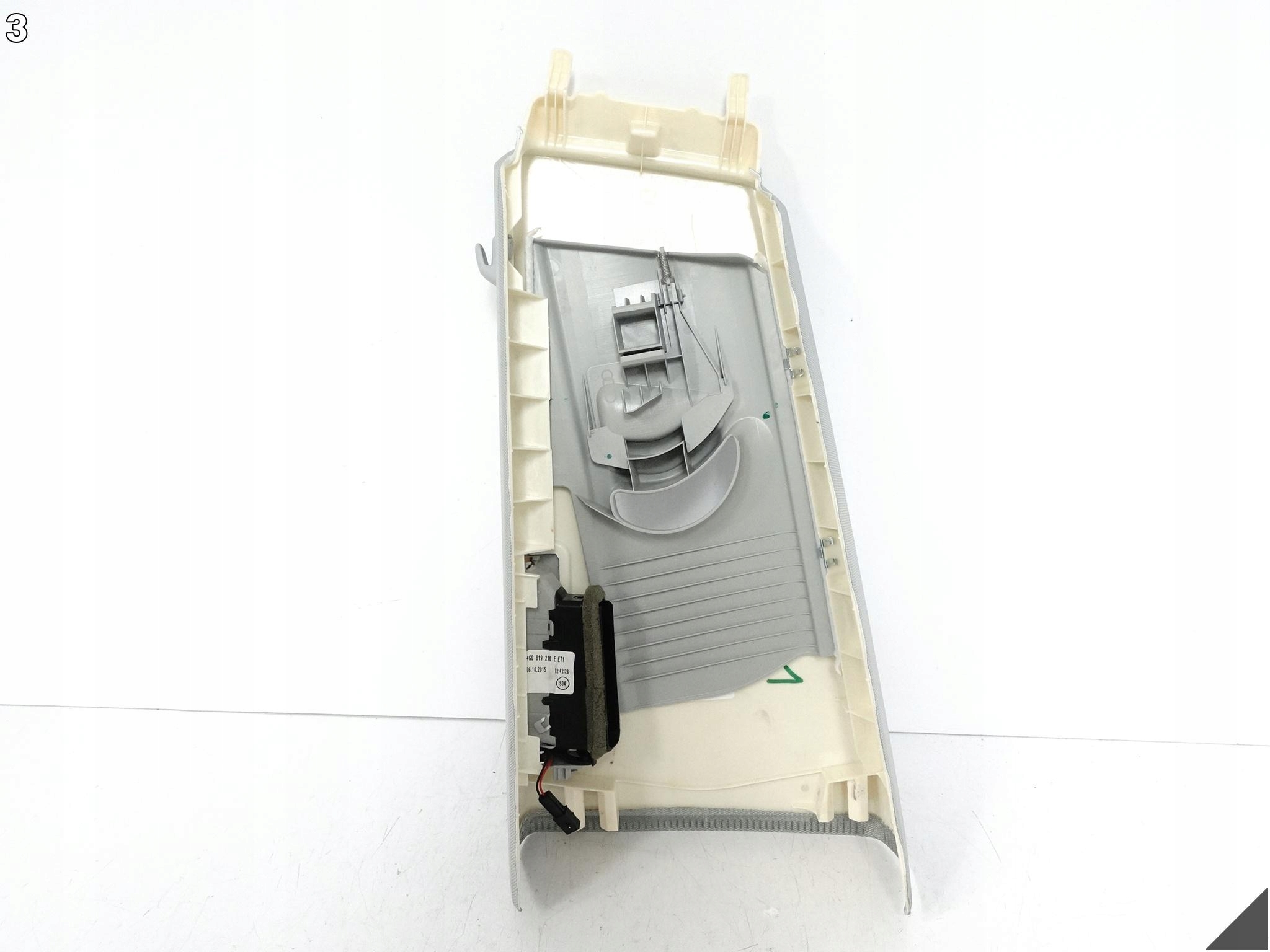 AUDI A7 S7 RS7 4G8 C7 10-18 cover side pillar B left MOON SILVER HF6