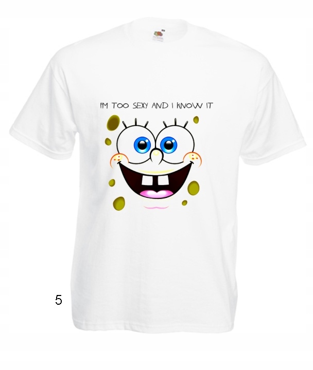 

Koszulki Kolorowe Sponge Bob Kanciastoporty Wzory