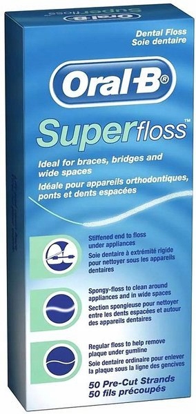 

Oral-B Floss Nić Do Aparatów Mostów Koron