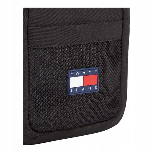 TOMMY HILFIGER TORBA LISTONOSZKA TJM HYBRID REPORTER CZARNA Kolor czarny