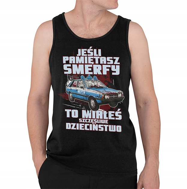 TANK TOP LEGENDY PRL POLONEZ SMERFY
