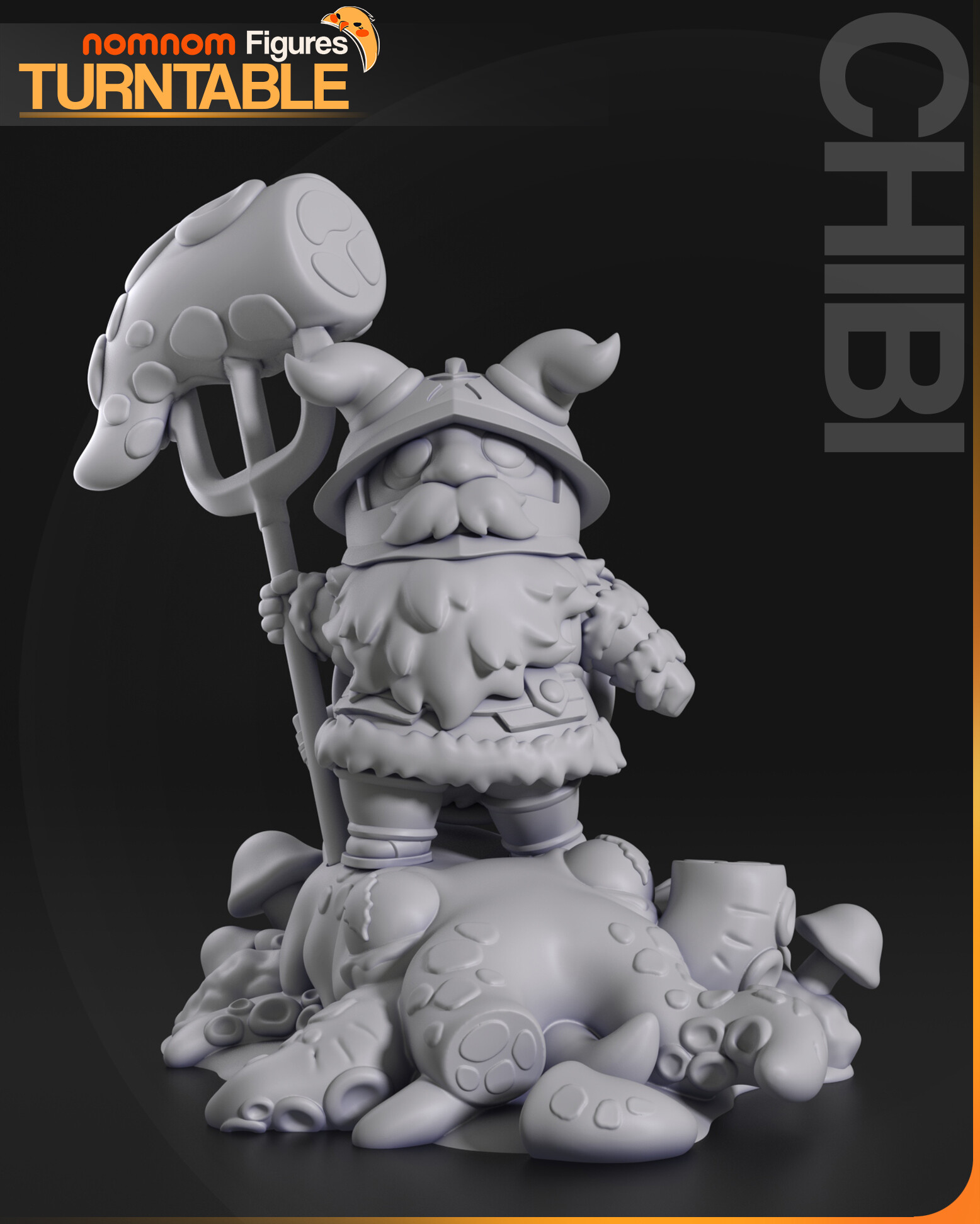 Figurka Chibi Senshi Dungeon Meshi Nomnom Figures 3D tisk 12K