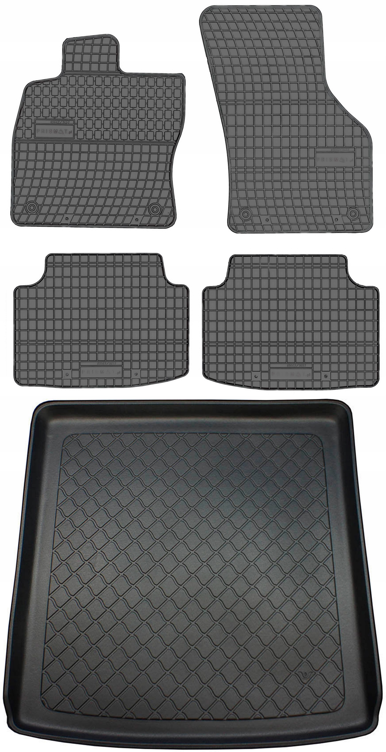 Škoda Octavia III (5E) Kombi 13-20 Gumové stierače rohož batožinového priestoru