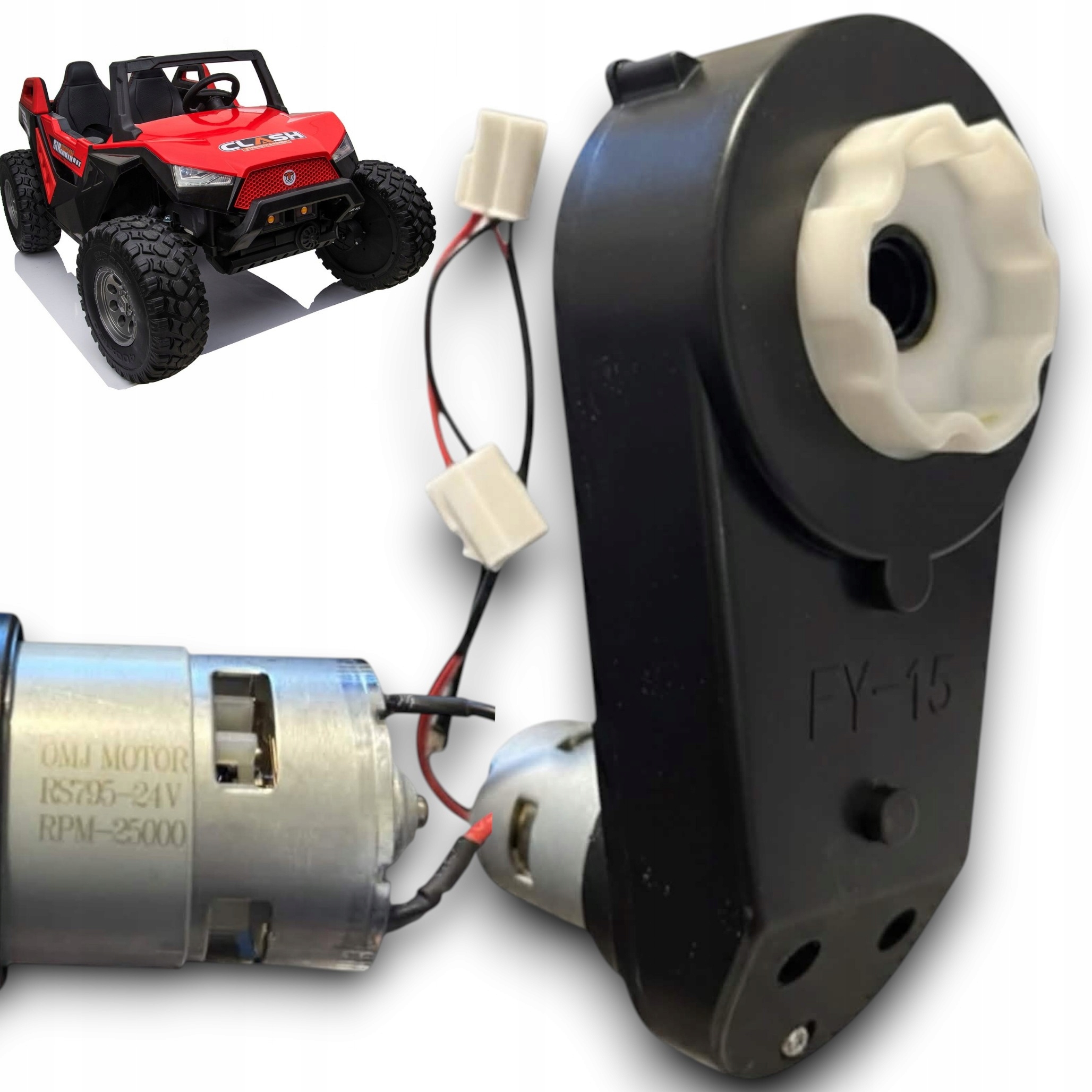 Zespół napędowy 24V 25000RPM 200W 795 napęd do pojazdów na akumulator