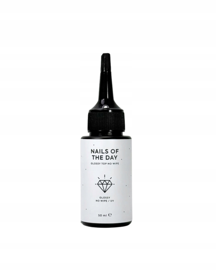 Nailsoftheday Glossy top no wipe (refill) błyszczący top bez lepkiej