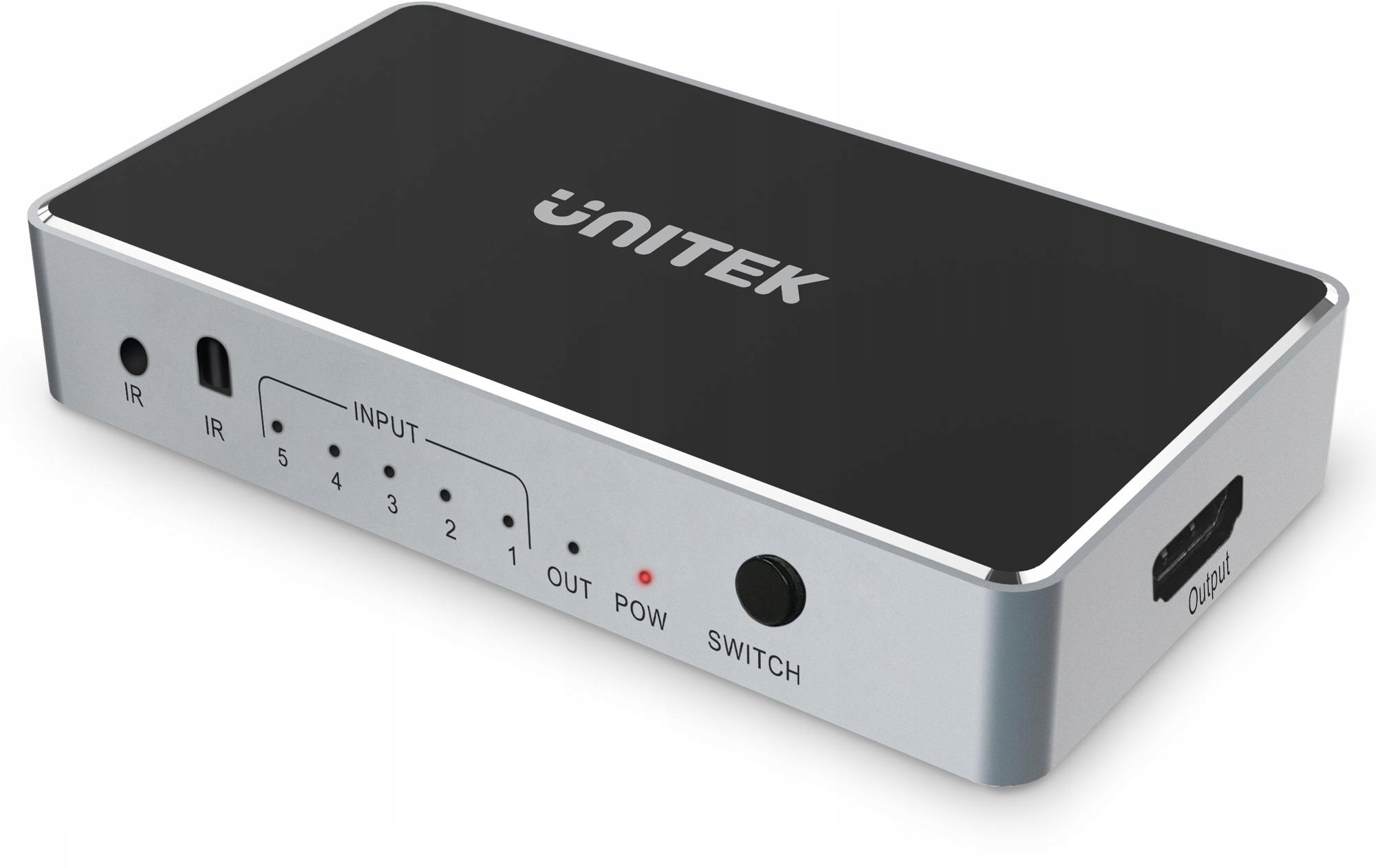 Unitek Hdmi Přepínač 5IN1 4K@30Hz Hdcp 1.4 Zvuk 7.1 Pilot