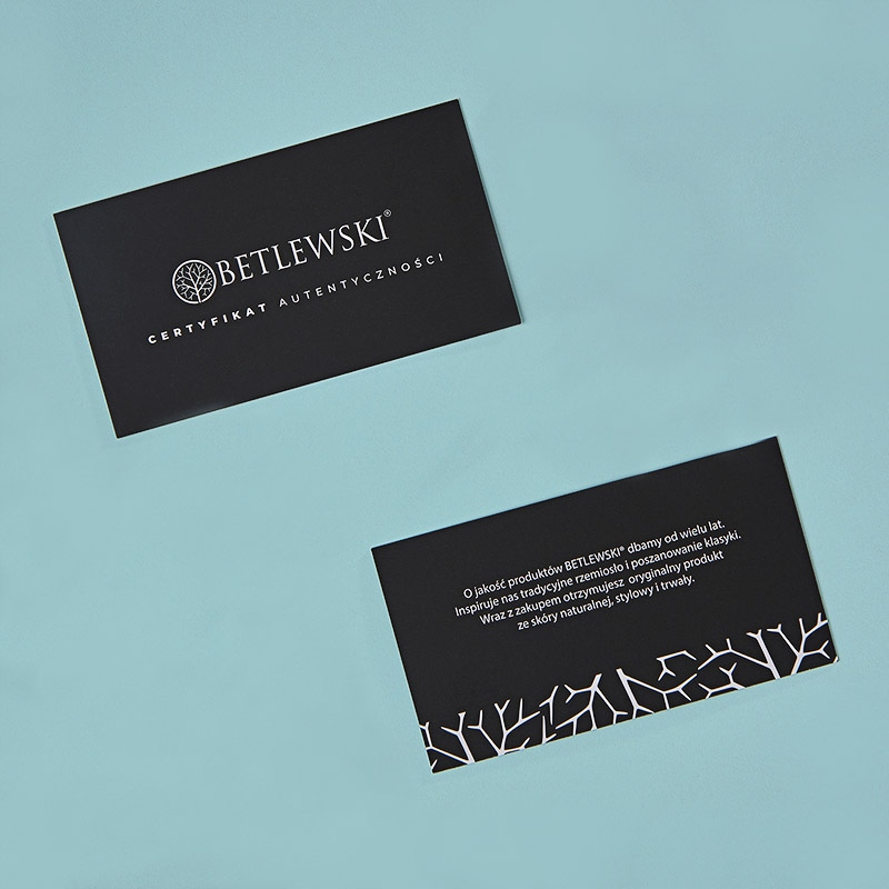 Pasek skórzany męski brązowy szeroki pas Betlewski Długość bez klamry 135 cm