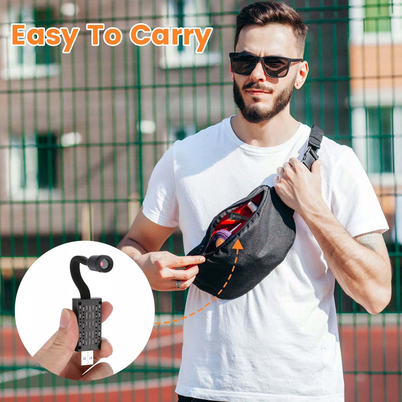 Kamera Rc Bezprzewodowa Mini Monitor Domowy Pokój Model 4837955688653076368