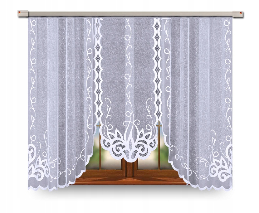 

Firanka Gotowa Żakardowa 19312 160X400 Firana