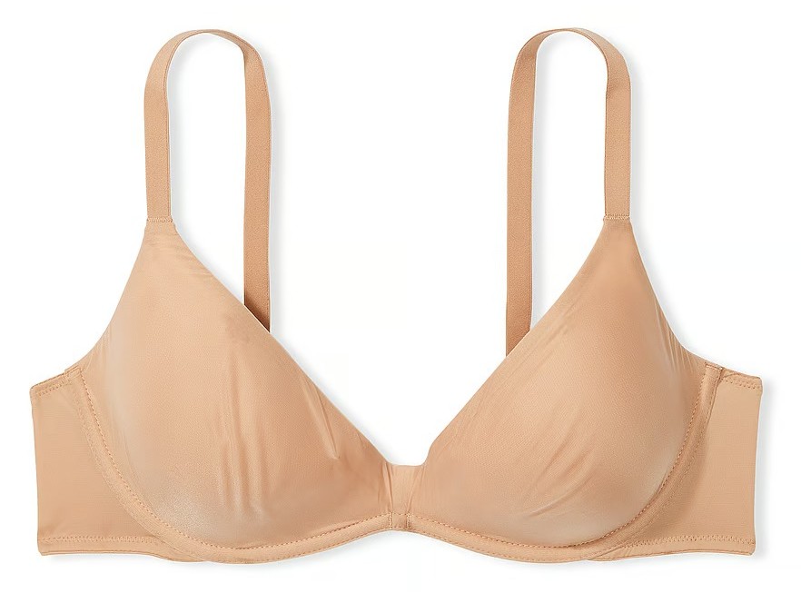 Měkká podprsenka Victoria's Secret Angelight béžová 75F (34DDD)