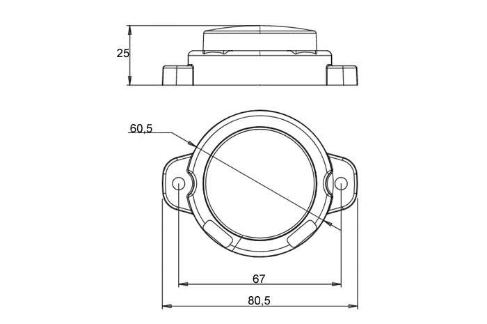 WAŚ 1531 F Lampa tylna przeciwmgielna Producent części WAŚ