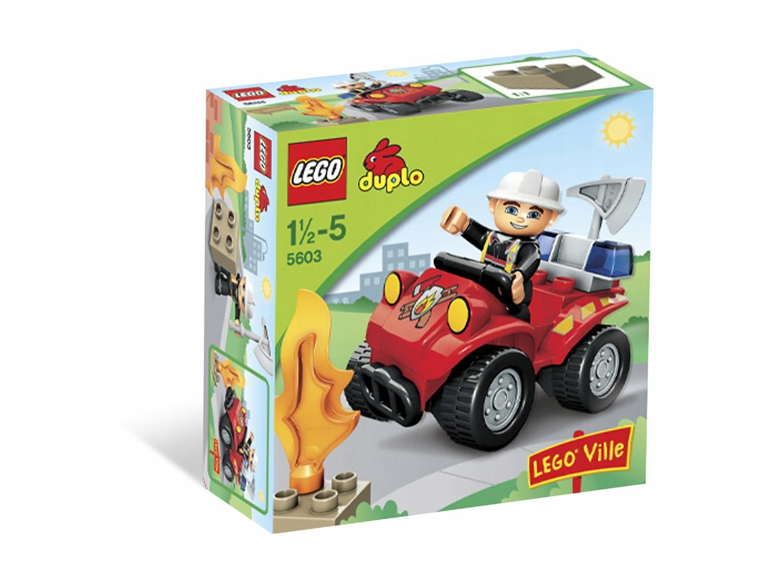 Lego Duplo 5603 Strażak Zwiadowca Unikat 2008 Rok!