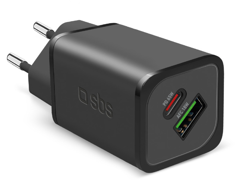 Ładowarka sieciowa Sbs Nano GaN 65W Czarny