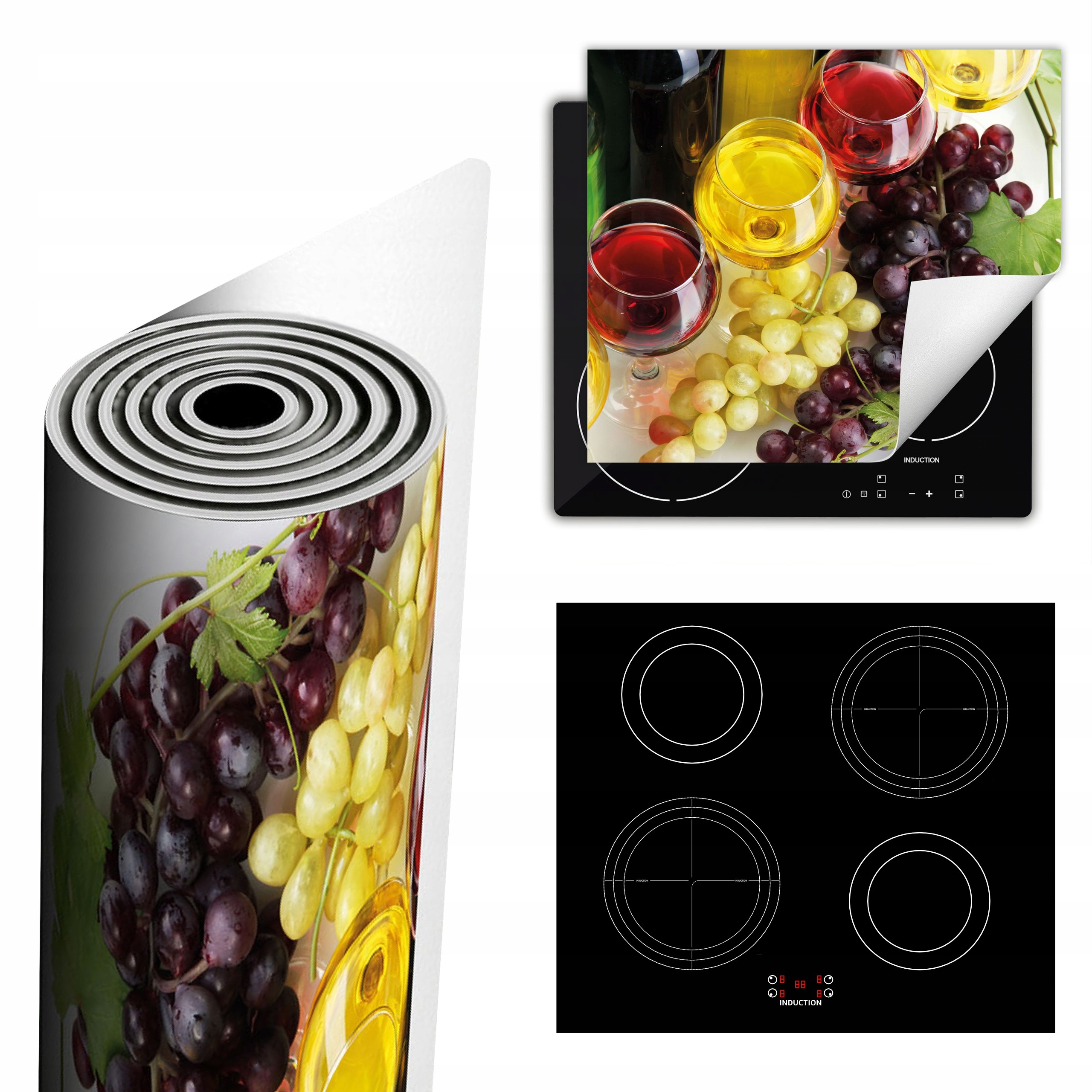 Ochranná Podložka Na Sporák Pro Více Místa 60x52 barevná vínová