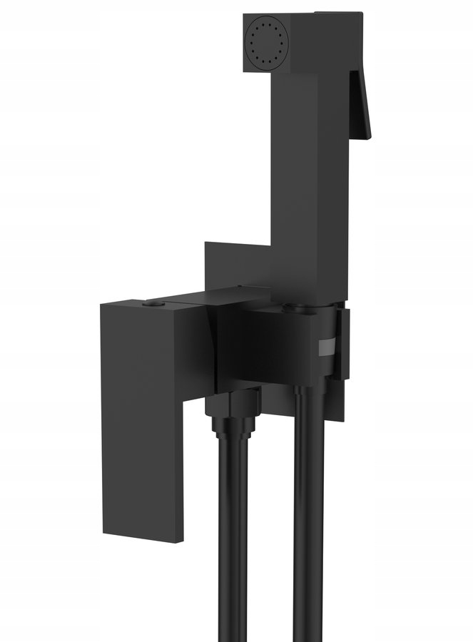 Podomietková bidetová batéria Sapho Cubemix čierna