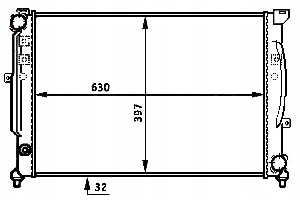 HELLA CHŁODNICA VW A4/PASSAT 2,5TDI Producent części Hella