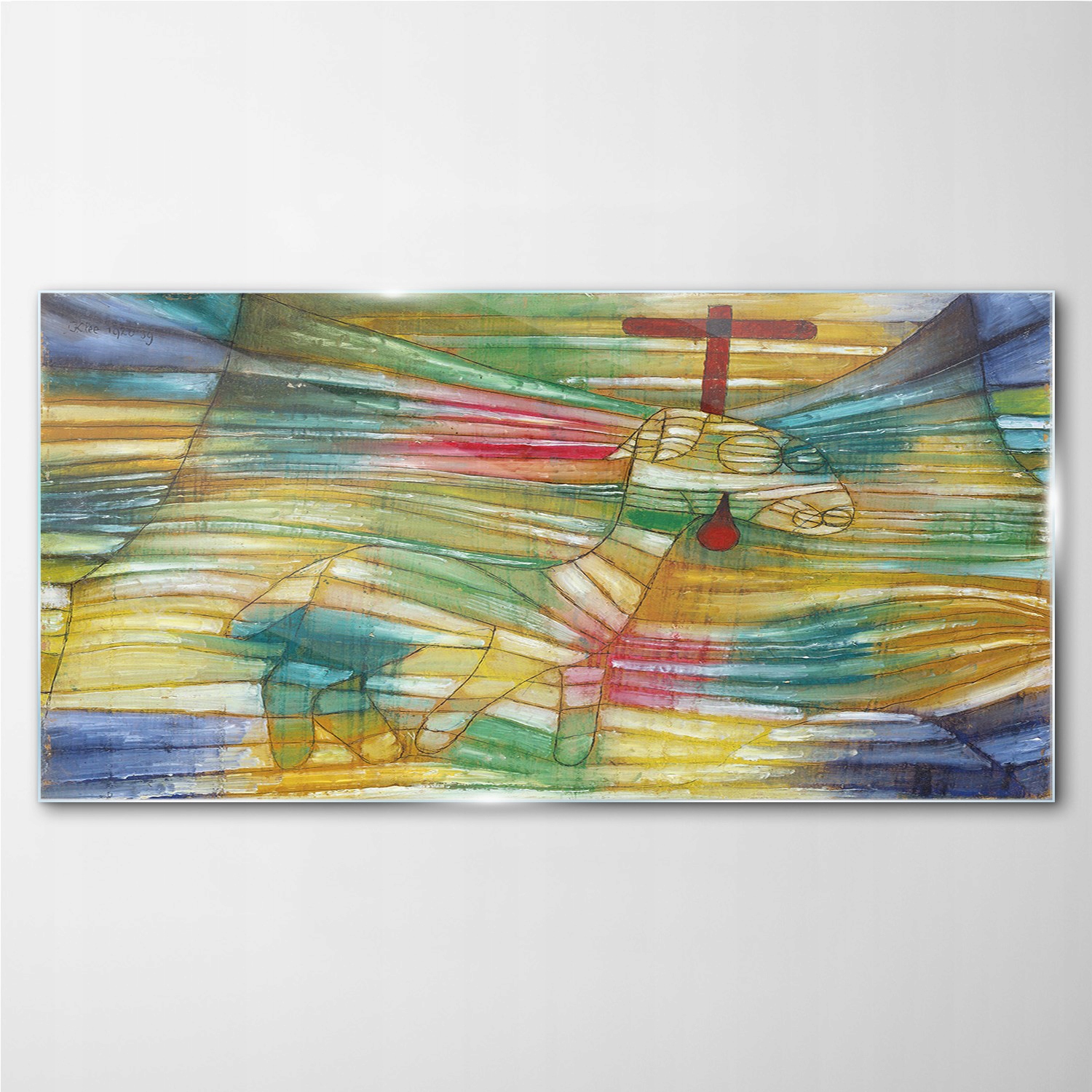 

Foto-obraz szklany Owieczka Paul Klee 140x70 cm