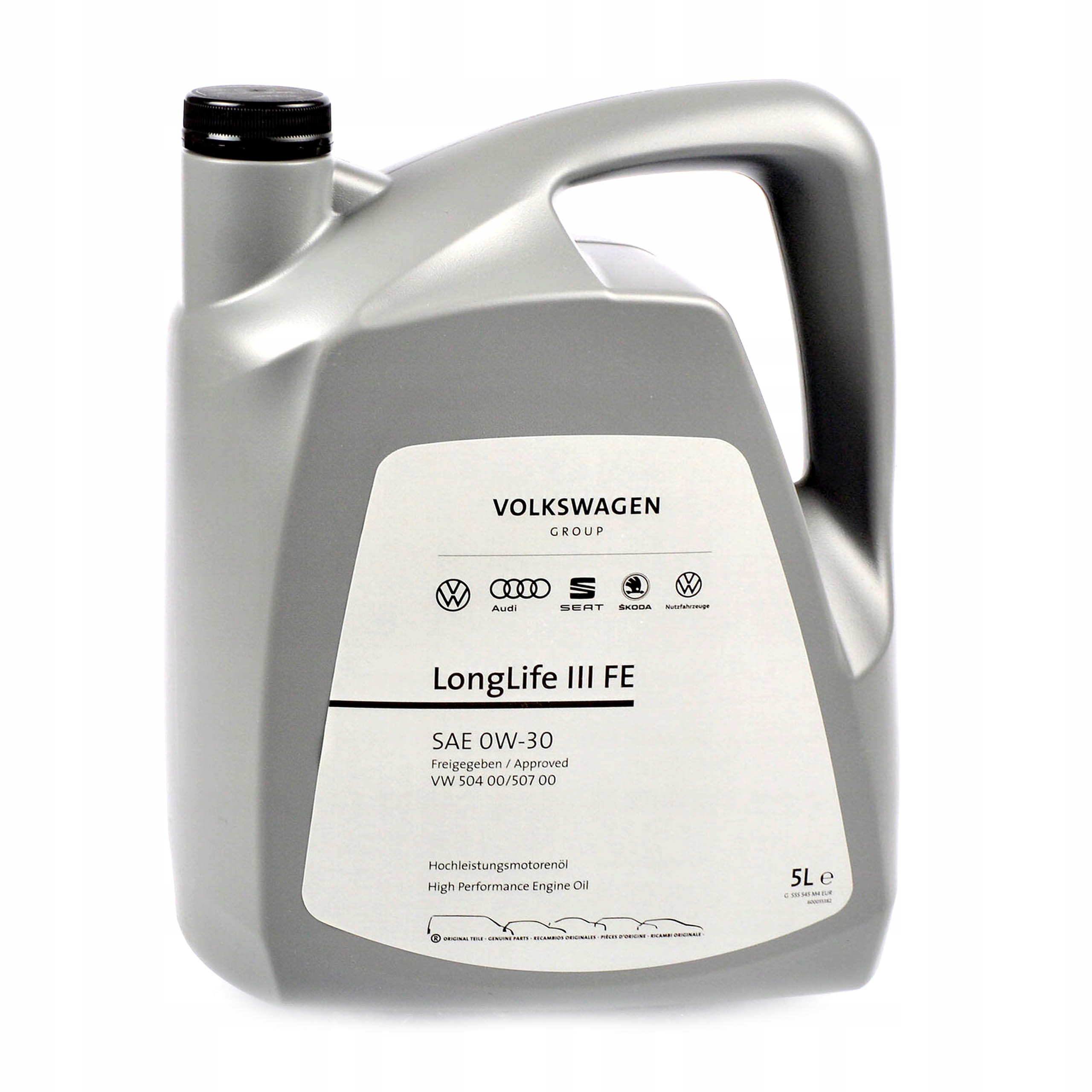 Syntetický olej Volkswagen Oe LongLife III LL Fe 5 L 0W-30