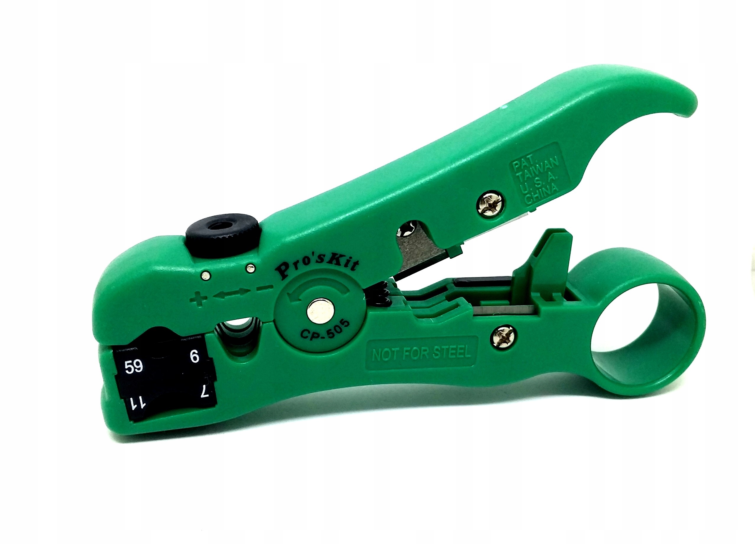 Ściągacz skrętka, koncentryk RG59 RG6 RG7 RG11