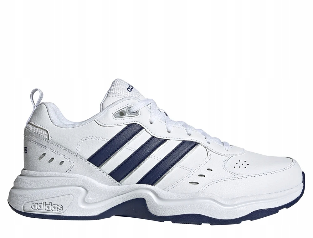 Městské boty adidas Strutter bílé kožené EG2654 velikost 45 1/3