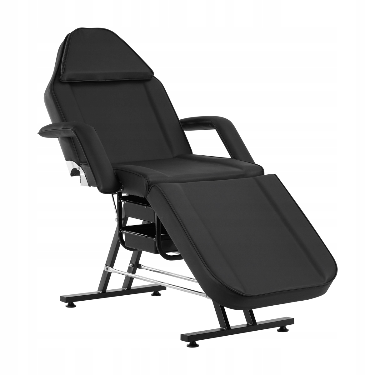 Kosmetické křeslo Sillon s miskami, černá