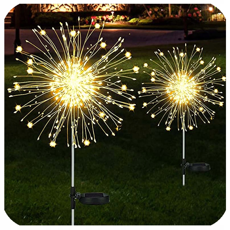 

2x Lampa Solarna Ozdoba Ogrodowa Dmuchawce 150 Led