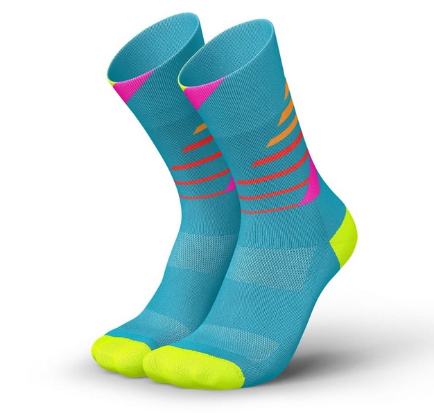 Incylence Skarpetki biegowe Running ladders blue pink Rozmiar 43-46