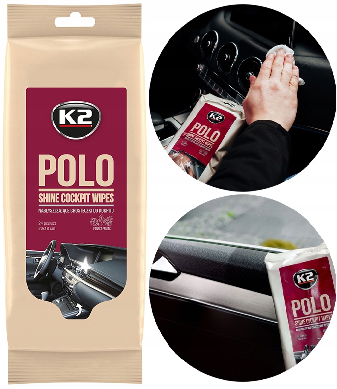 

K2 Polo Protectant Chusteczki Do Kokpitu I Wnętrza