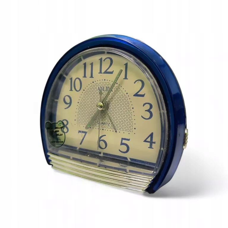 RETRO ZEGAR ANLIDA STOJACY PRZYŁOŻKOWY BUDZIK
