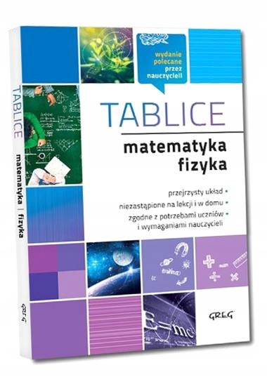 TABLICE: MATEMATYKA + FIZYKA GREG BEATA..