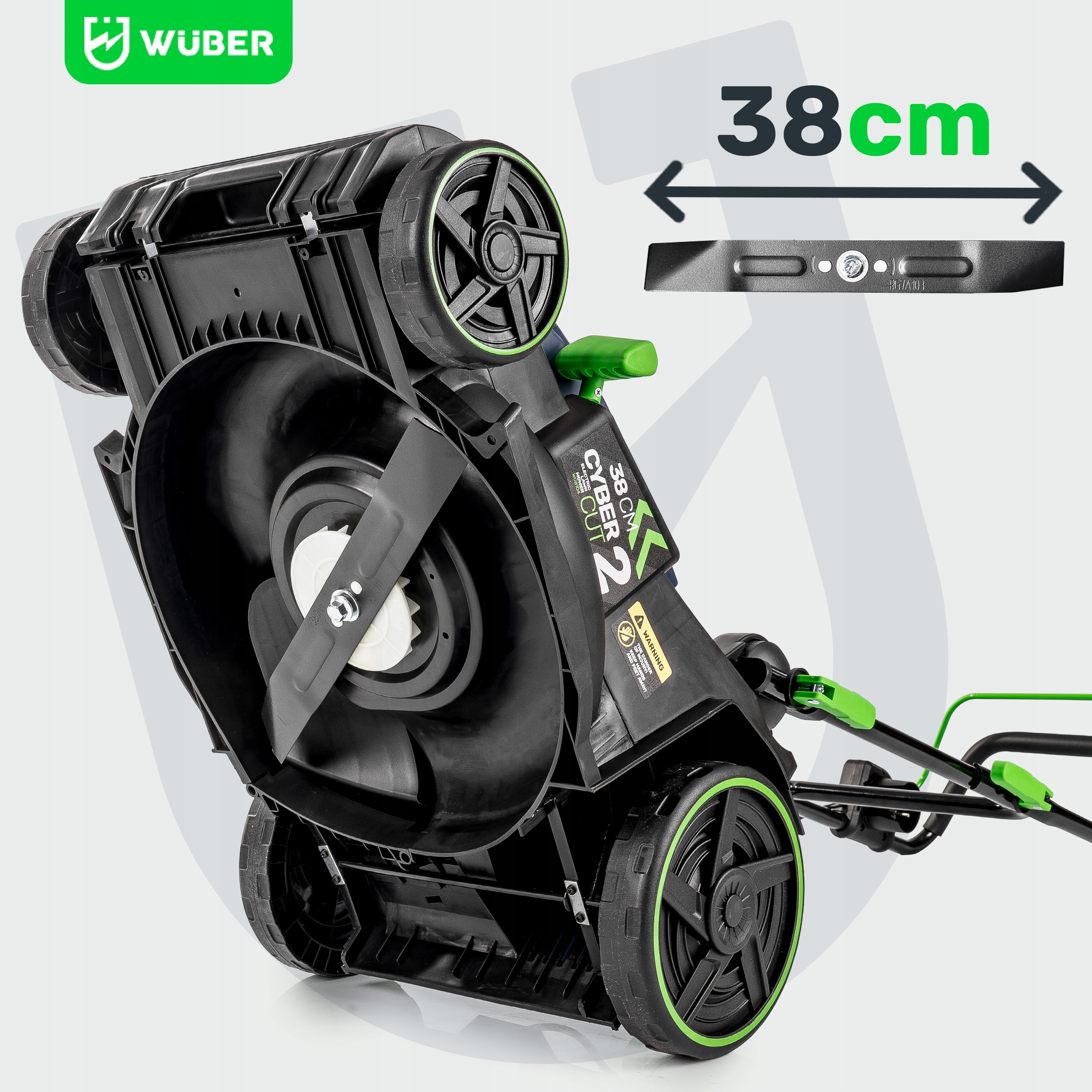 KOSIARKA ELEKTRYCZNA LEKKA MOCNA DO TRAWY Z REGULACJĄ DUŻY KOSZ WUBER Stan opakowania oryginalne