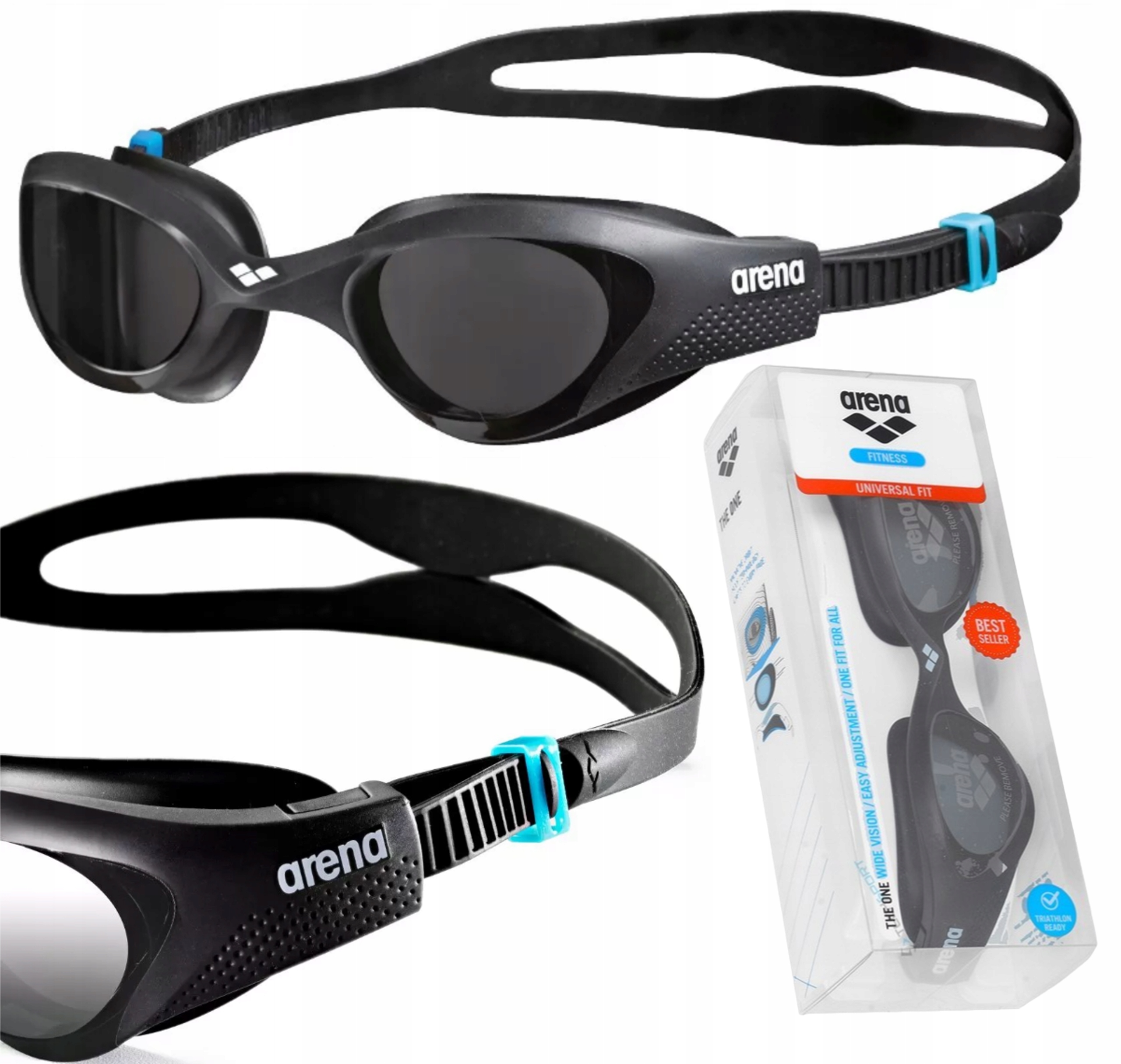 ARENA OKULARY PŁYWACKIE THE ONE Smoke Black Kod producenta 001430545