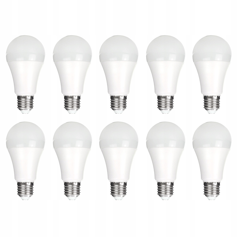 10x Energooszczędna Żarówka Led E27 18W 1440lm 4500K Barwa Biała Neutralna