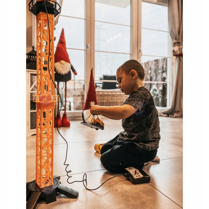 ŻURAW ZDALNIE STEROWANY 103 CM + AKCESORIA WOOPIE DŹWIG CIĘŻARÓWKA KOPARKA Certyfikaty, opinie, atesty CE