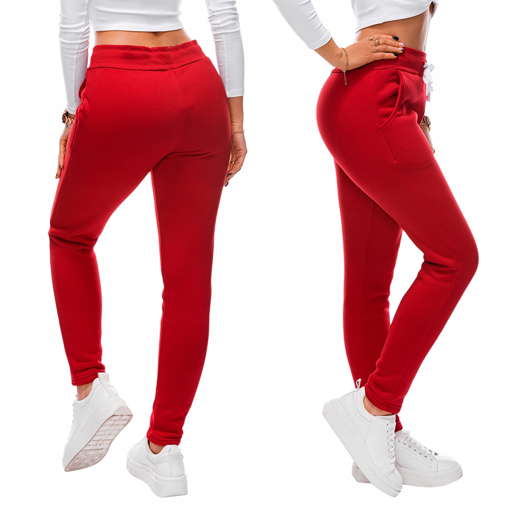 

Spodnie damskie dresowe 069PLR czerwone XL