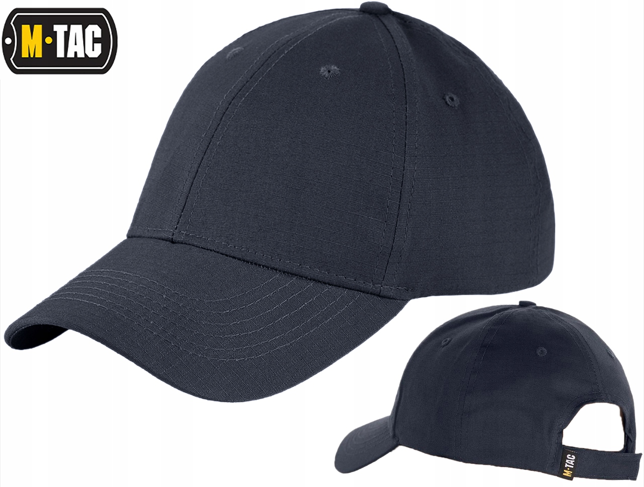 Czapka z Daszkiem Męska Bejsbolówka M-Tac Rip-Stop Wodoodporna Grey S/M Kod producenta 40533012-56