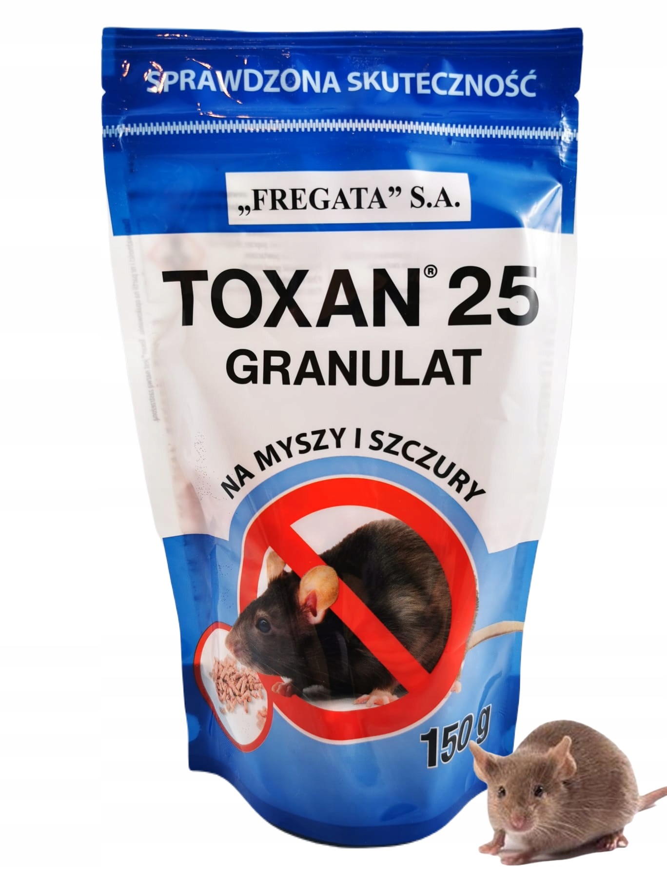 

Granulki Toxan przeciwko myszom i szczurom 150g