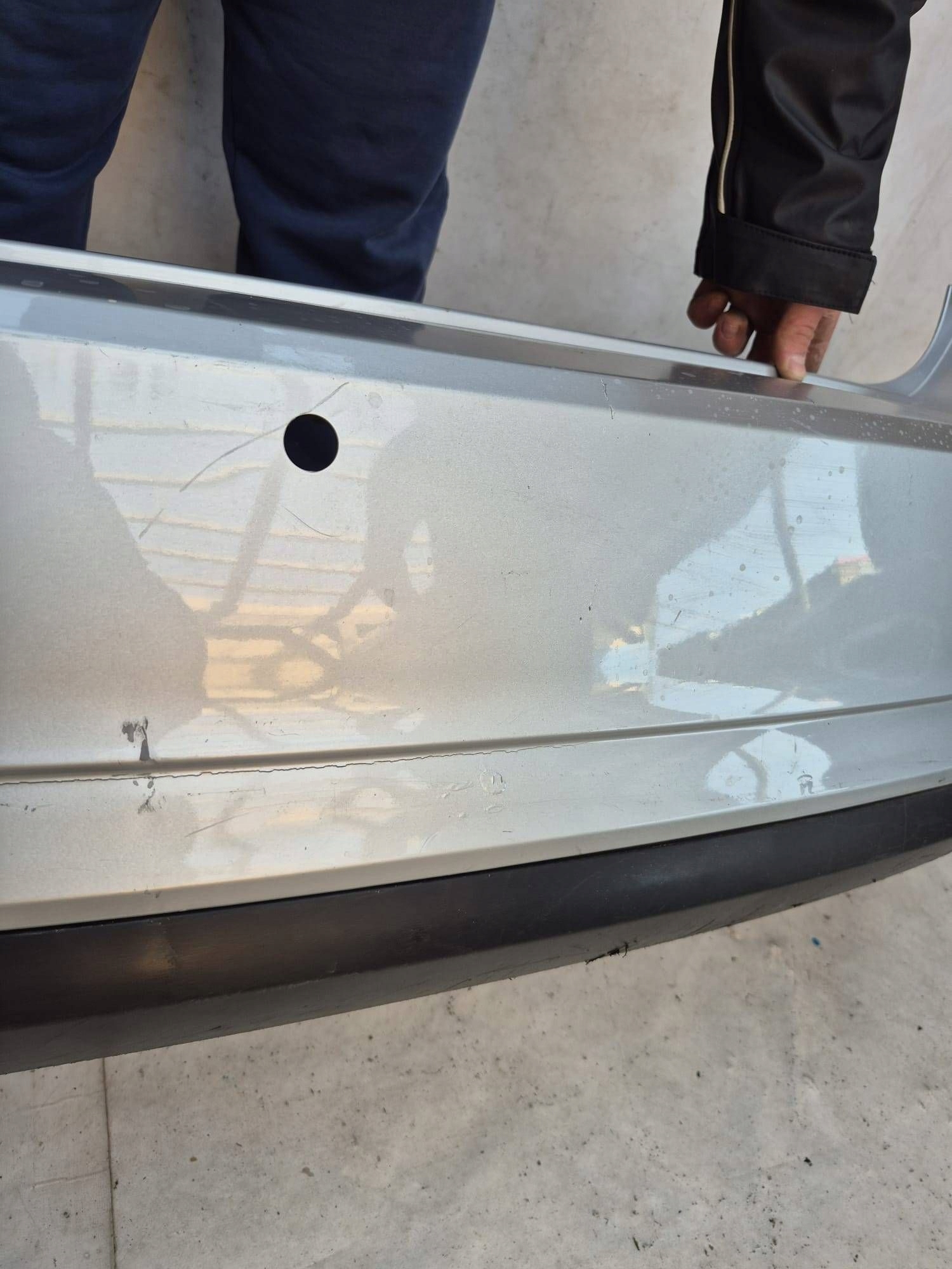 SKODA RAPID SPACEBACK 12- bumper rear part rear PDC