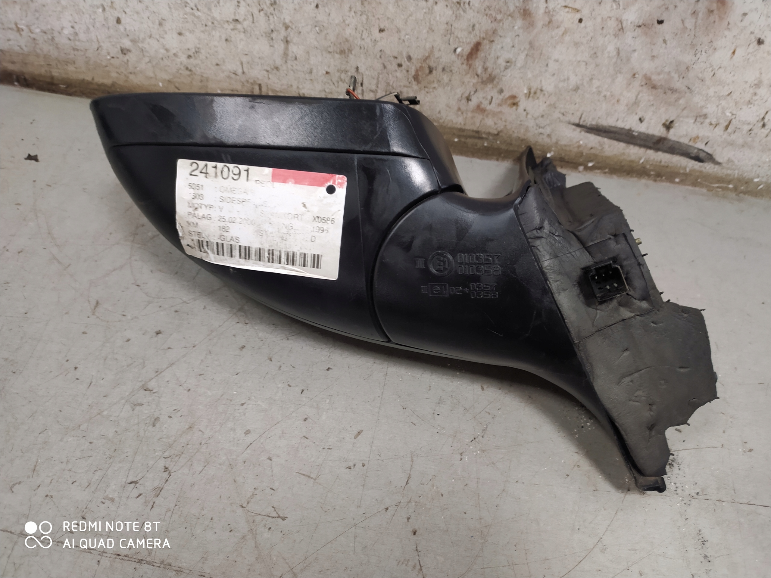 зеркало левое 5 пин opel OMEGA b 815463