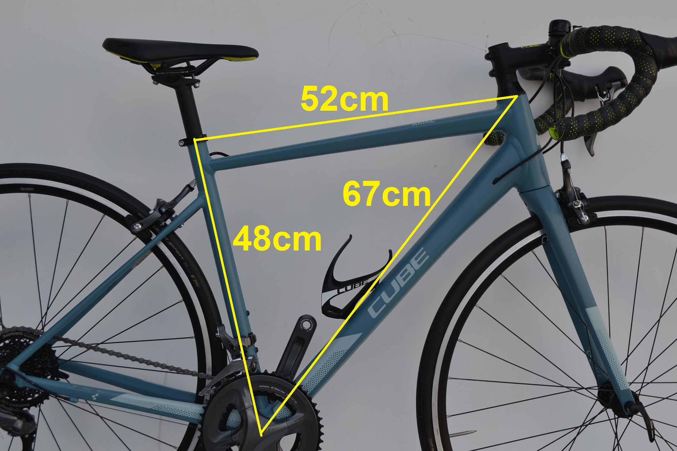 ROWER SZOSOWY CUBE AXIAL 2021 2X8 SHIMANO CLARIS Model Axial