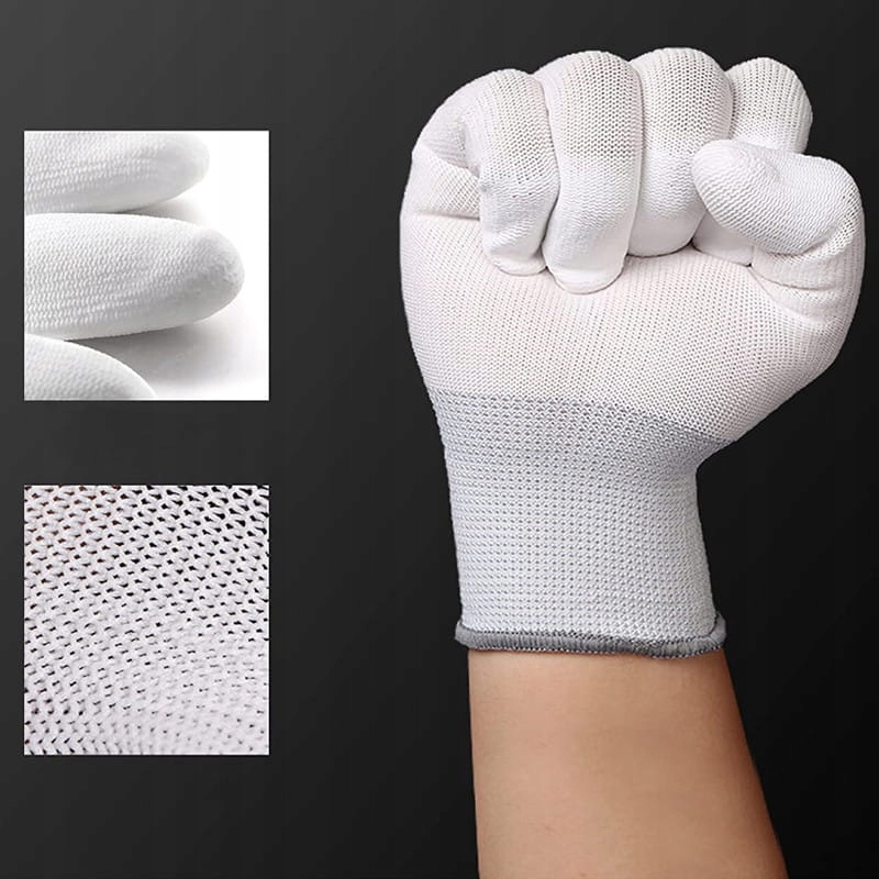 VSGO Rękawiczki antystatyczne z nylonu - rozmiar L EAN (GTIN) 6939818801230