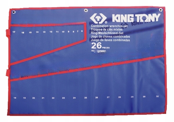 

King Tony Etui pokrowiec na klucze 6-32mm 26szt.